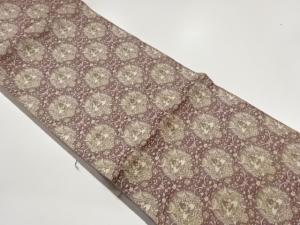 草花模様織出し名古屋帯